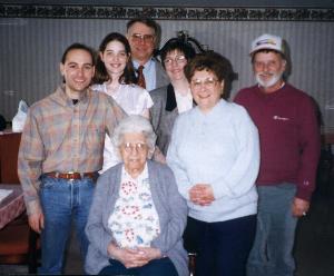 Me, Jennifer Aerni, Robert Aerni, Mary Ann Aerni and Catherine Aerni, Helene Sirotnak and John Sirotnak.